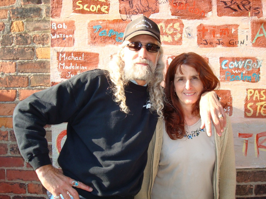 Pastor Steve Upshur and his wife Elaine on Chene Street